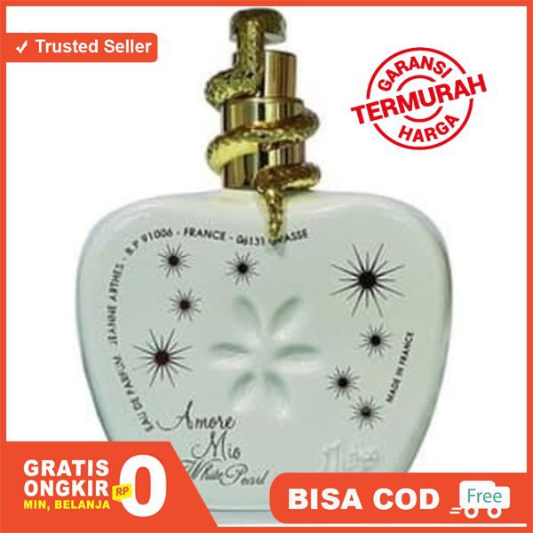 original parfum TESTER Jeanne Arthes Amore Mio White Pearl 100ml Edp TERJAMIN