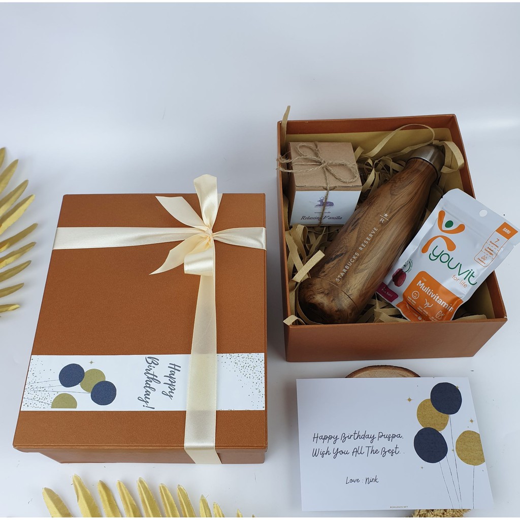 

Kado Box / Hadiah / Premade Gift Brown Edition