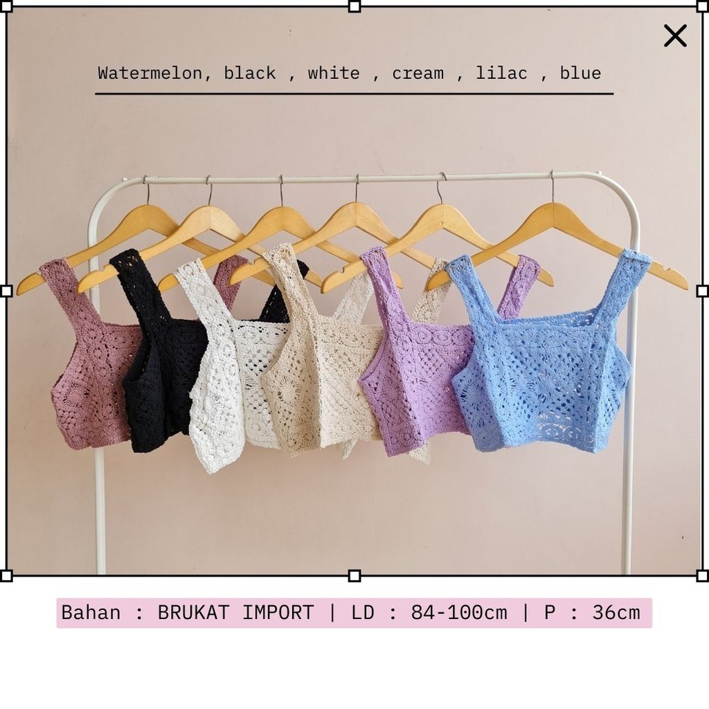3926 graceful knit crop top