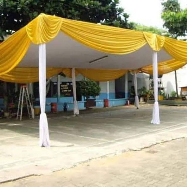 Plafon datar tenda pesta