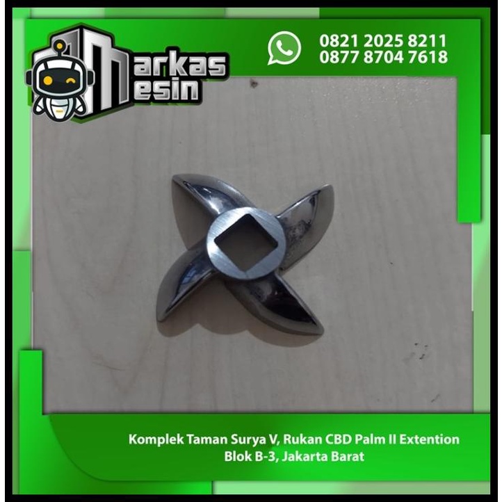 Sparepart Mata Pisau Gilingan Daging Meat Grinder Mgd-8A Fomac