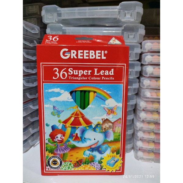 

Pensil Warna Greebel Superlead 36 Warna - GREEBEL 3736