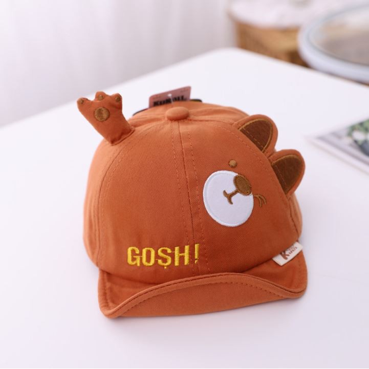 Topi Anak Laki Laki Perempuan Beruang Bear Letter Gosh Fashion Korea-3