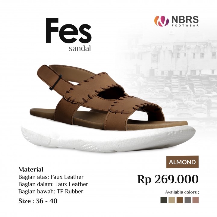 SANDAL WANITA FOOTWEAR NIBRAS FES [BISA COD]