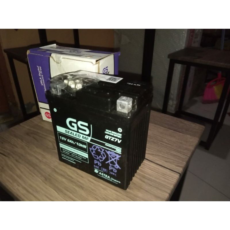 Aki GS ASTRA  100% ORI TYPE GTZ7V