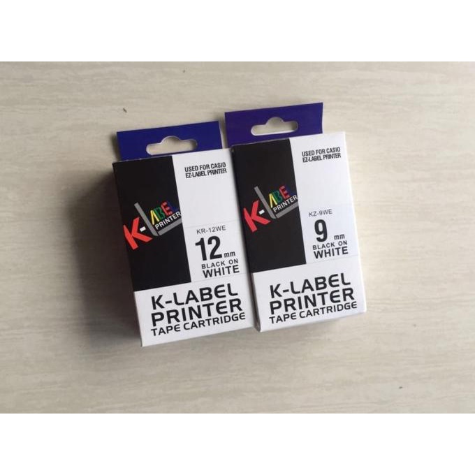 

[COD] Kertas K Label Printer EZ Label 12 MM Compatible Casio Tape Cartridge BIG SALE Kode 382