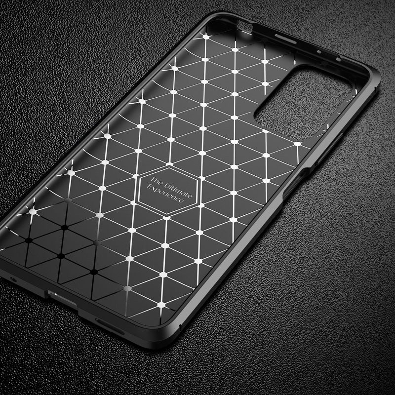 Soft Case Silikon Tekstur Carbon Fiber Shockproof Cover Xiaomi Redmi Note 10 Pro 10S 10 4G