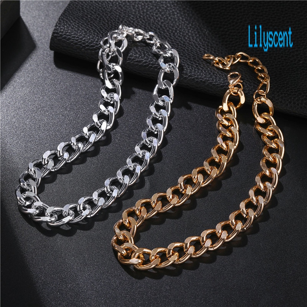 Lily Kalung Rantai Choker Tebal Pendek Untuk Wanita