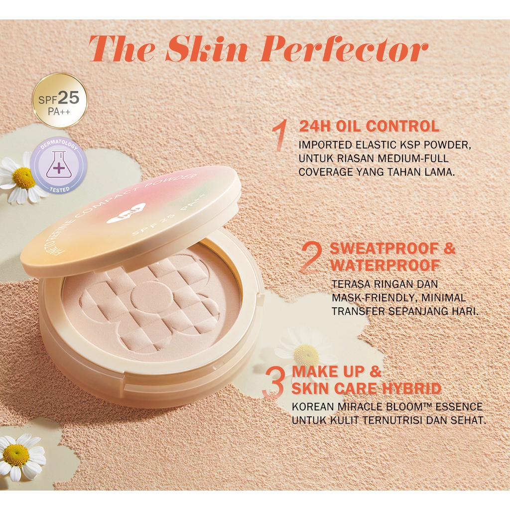 BNB Barenbliss Korean Bloomatte Fine to Refine Compact Powder / 24H Oil Control / Bedak Padat