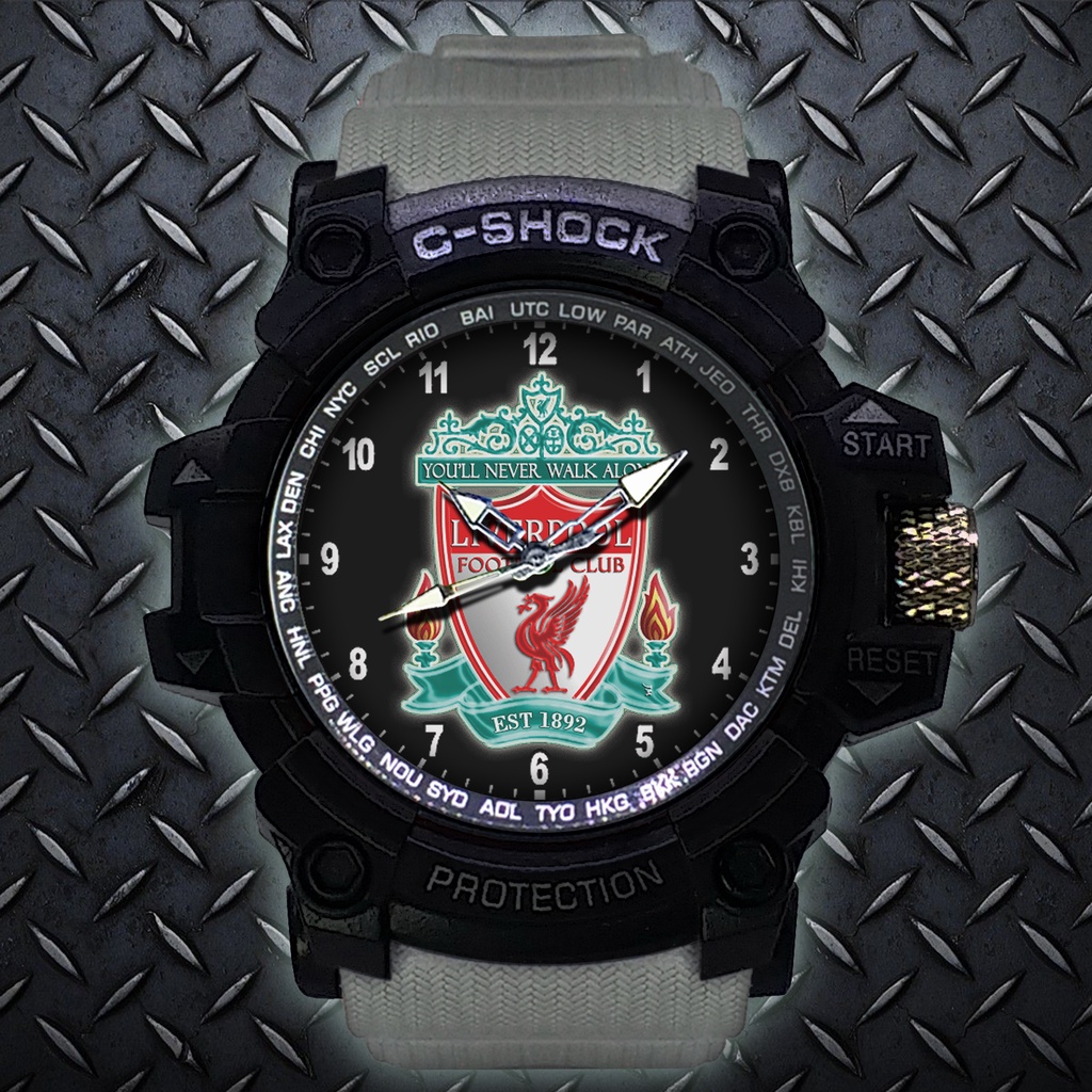 Jam Tangan Liverpool Outdoor Anti Air #Hitam