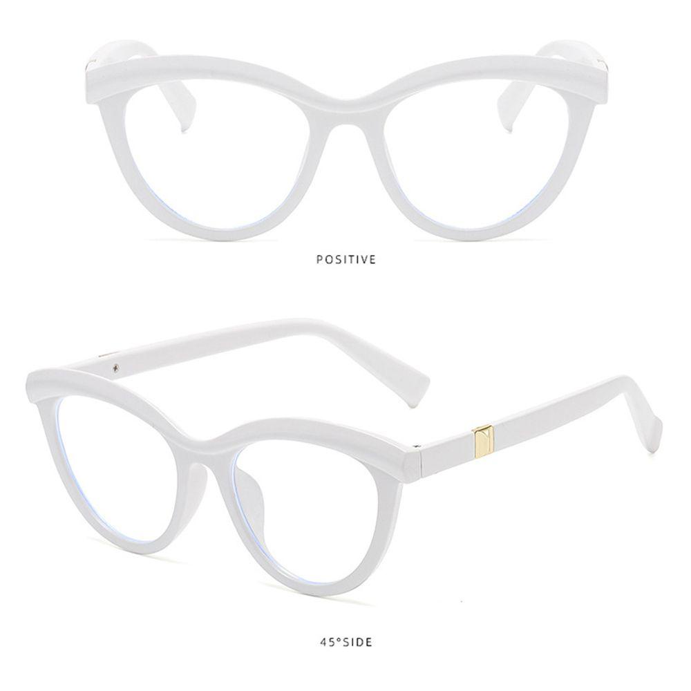 Lily Cat Eye Kacamata Fashion Bingkai Bulat Game Eyeglasses