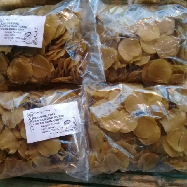 

kerupuk poli netto 500 gr ( 150 pcs)