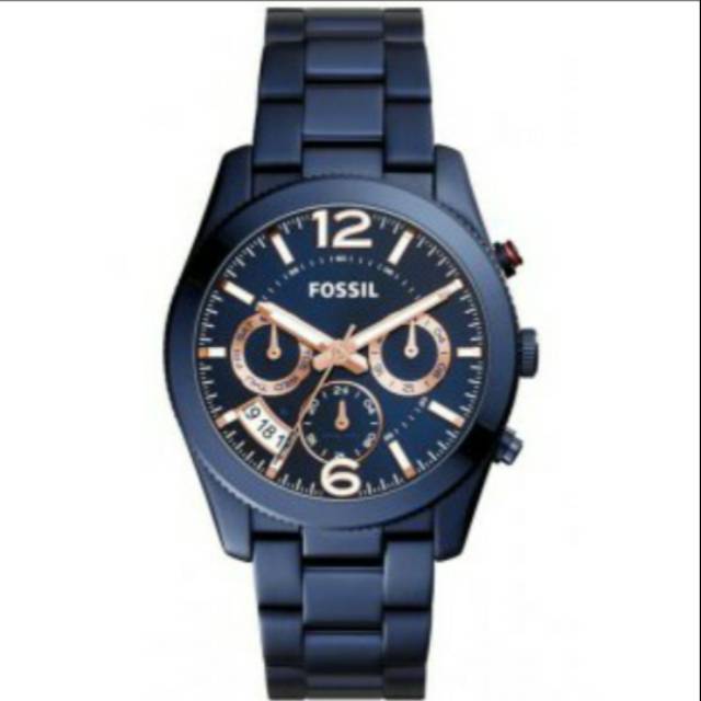 Jam Tangan Wanita Fossil ES4093 Boyfriend Blue Original