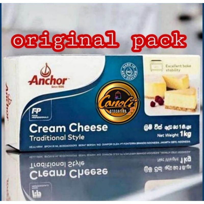 ANCHOR CREAM CHEESE 1Kg II anchor cream cheese 1kg