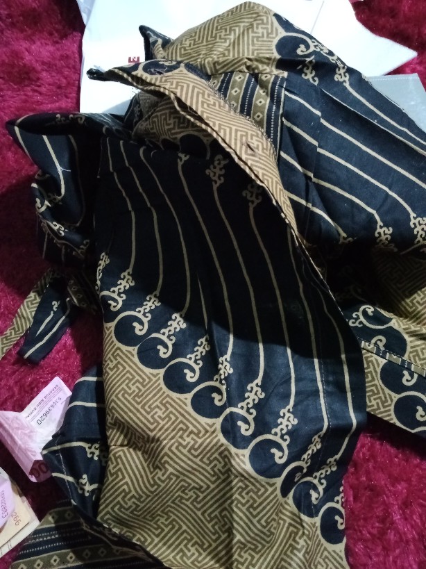 Batik Wanita Asj Sa Hrb026 Kenongo Kemeja Tosca Pendek