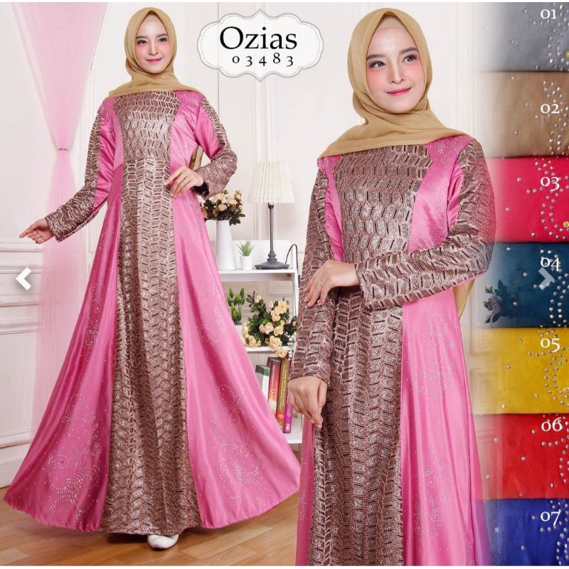 OZIAS / Gamis Ozias / Gamis viral Lebaran / Pesta Sale
