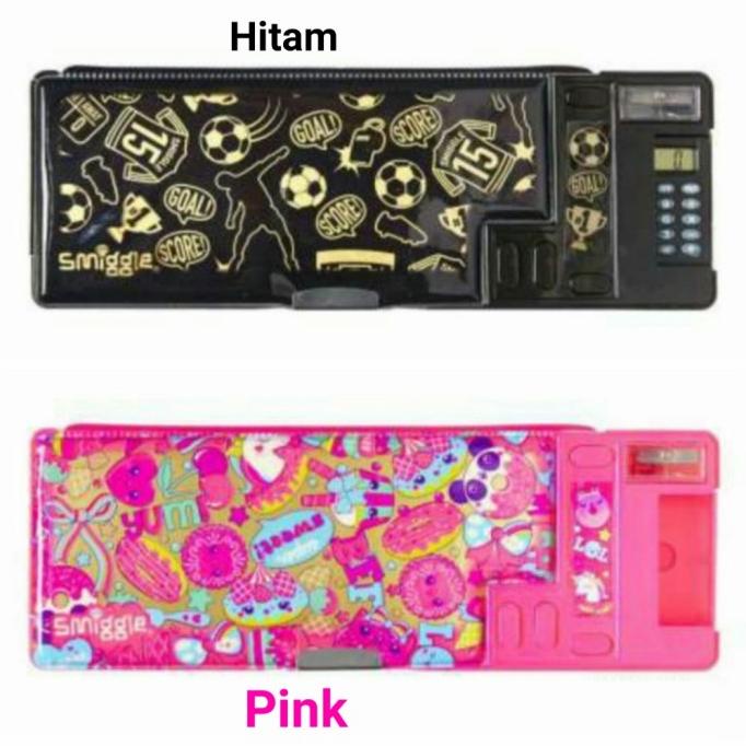 

Smiggle 15th Anniversary Pop Out Pencil Case Original Tempat Pensil - Hitam