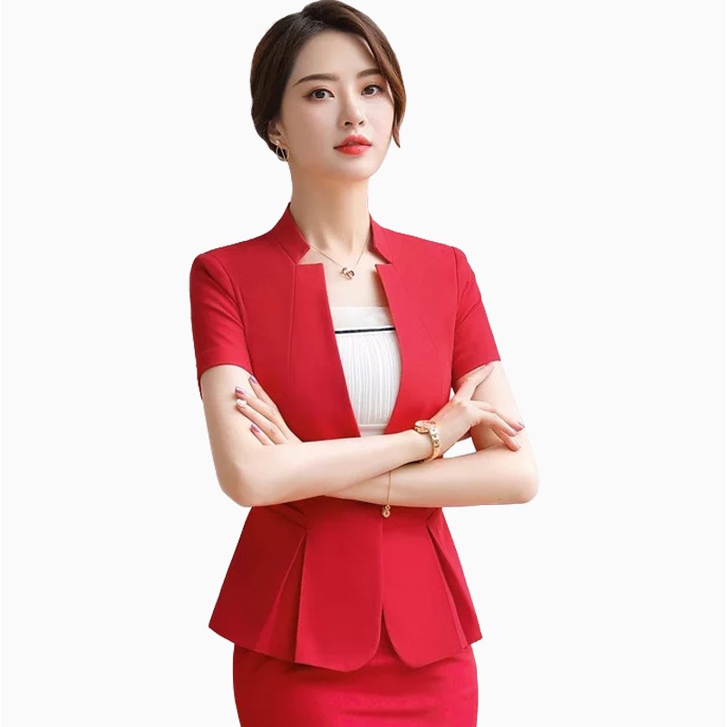 Blazer Kerja Kantor Wanita Gaya Korea Cantik Murah Terbaru - XSHOP Kanza