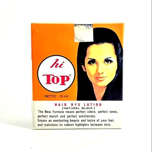 Semir Rambut Hitop15 ml|Hi Top Hair Dye Lotion Hitam - 100% Original