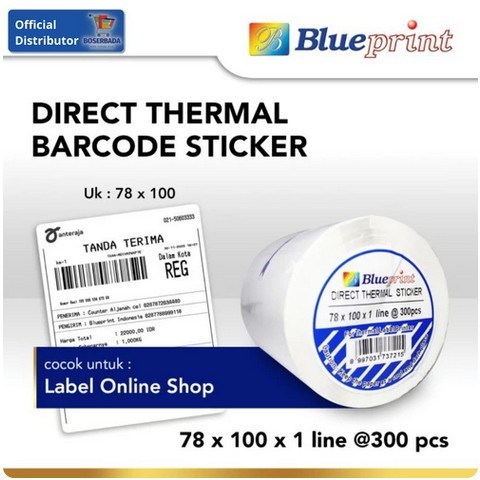 

THERMAL BLUEPRINT DIRECT THERMAL STICKER LABEL ONLINE SHOP 78 x 100