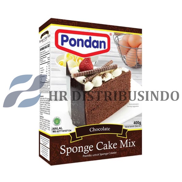 

PONDAN Sponge cake mix rasa cokelat 400 Gram
