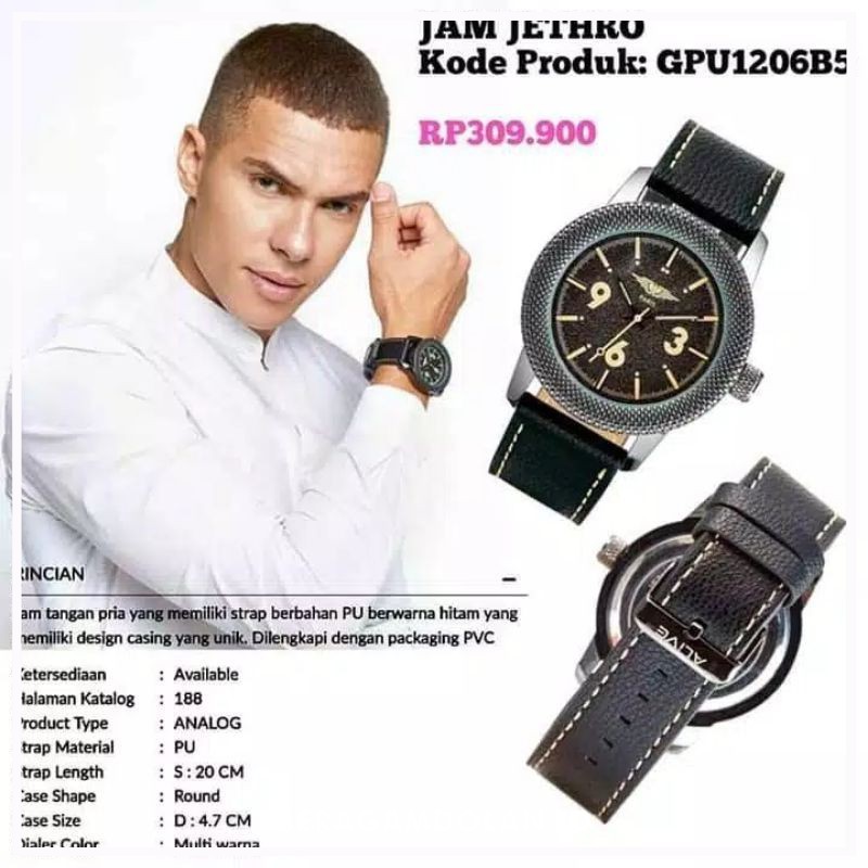 Jam jethro sophie paris/Jam sophie jethro/Jam tangan pria jethro