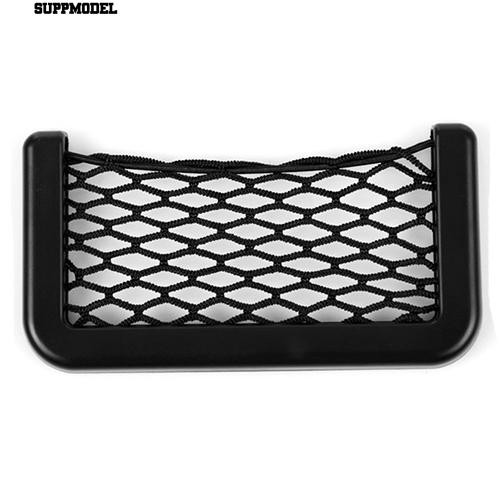 Universal Car Seat Side Storage Net Holder Organizer Black