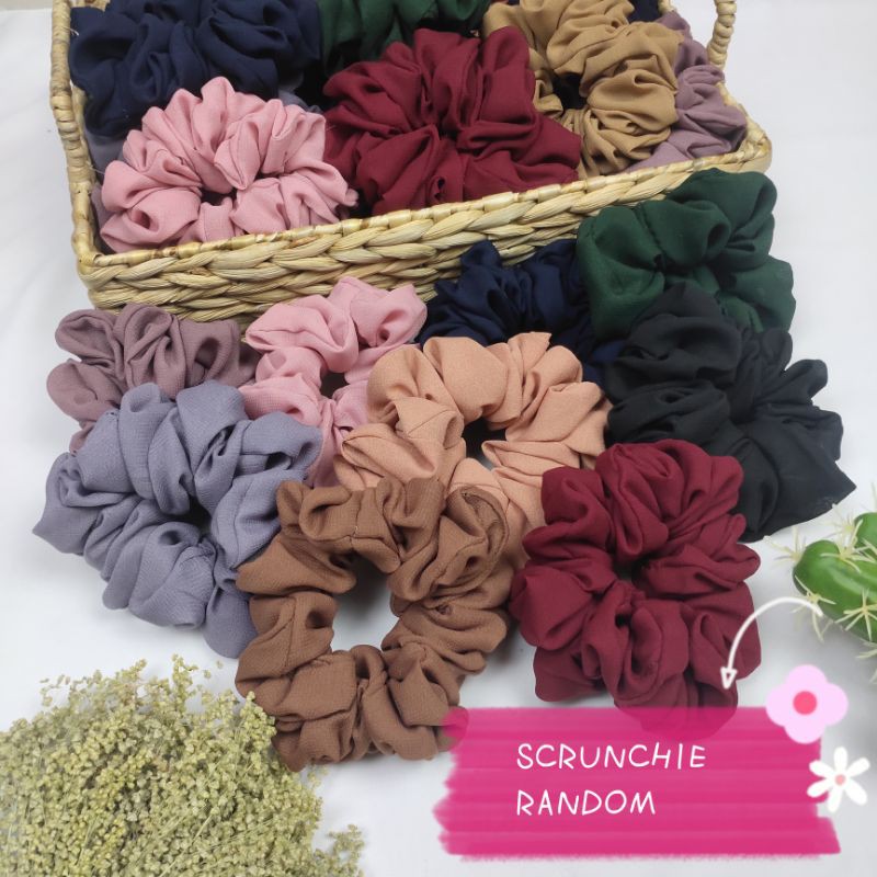 SCRUNCHIE MURAH/IKAT RAMBUT PREMIUM