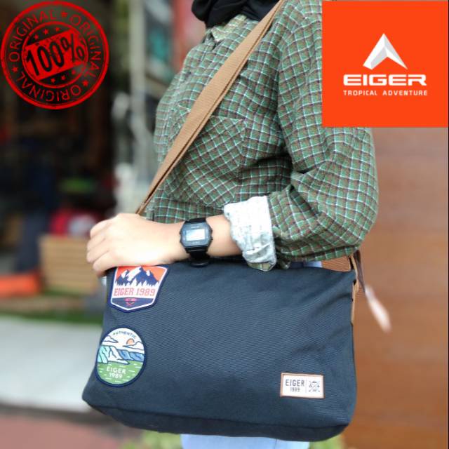 EIGER1989 TAS SELEMPANG  PATHWAY 5240 TAS SELEMPANG ORIGINAL KEREN MURAH AWET TAS SANDANG TAS WANITA