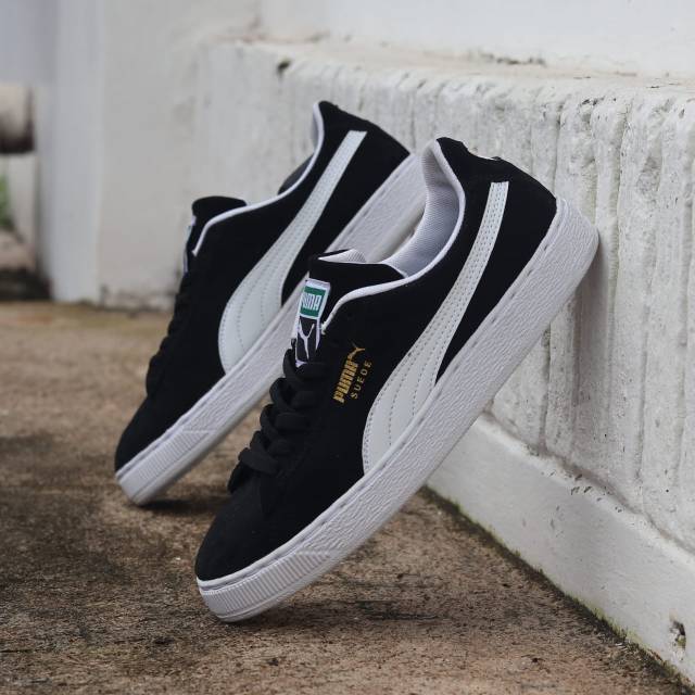 sepatu puma original black white indonesia