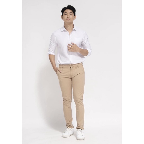 Celana Chinos pria cowok Slimfit Long Chinos 28-34 Celana Chinos pria tren kekinian