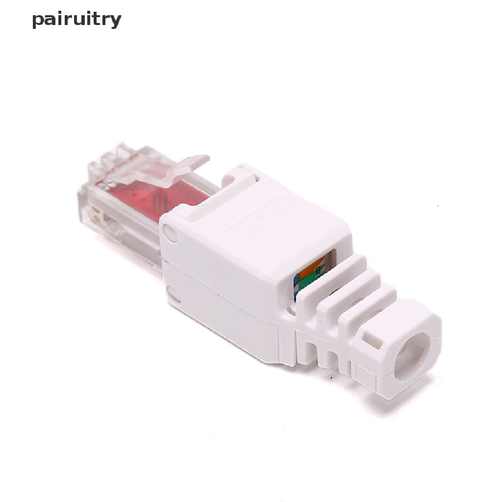 Konektor Kabel Ethernet CAT6 RJ45 Kepala Kristal