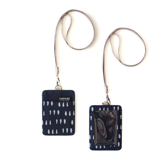 

[[COD]] ID Lanyard Coma Navy Canvas Living STOK TERBATAS Kode 431