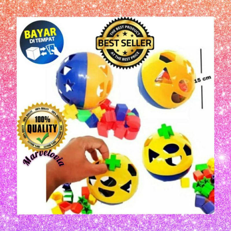 Puzzle Ball Mainan Bola Pintar / Edukasi Anak