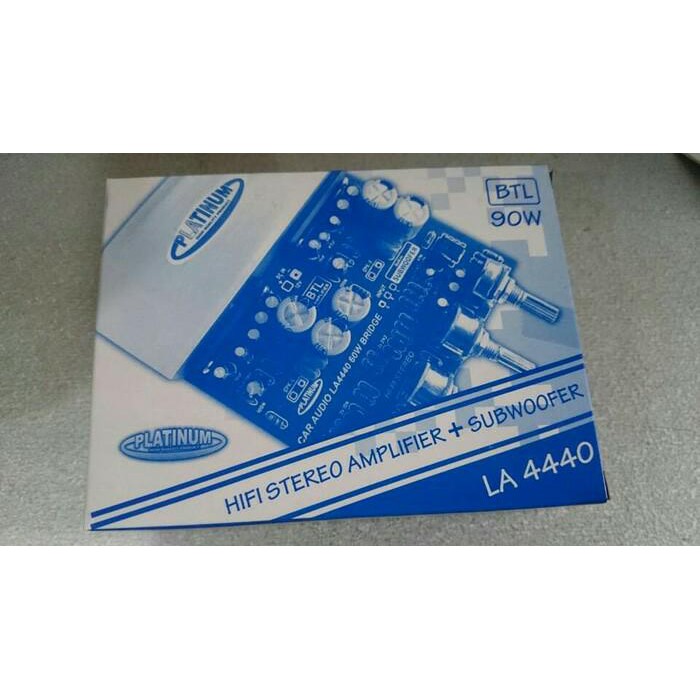 KIT POWER AMPLI STEREO BTL LA4440 PLUS SUBWOOFER Limited