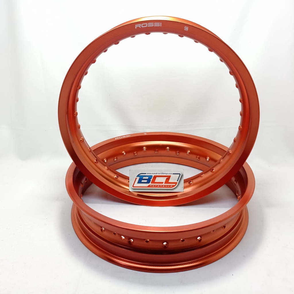 Velg Veleg Rossi Ring 17x300-350 Set Warna Orange