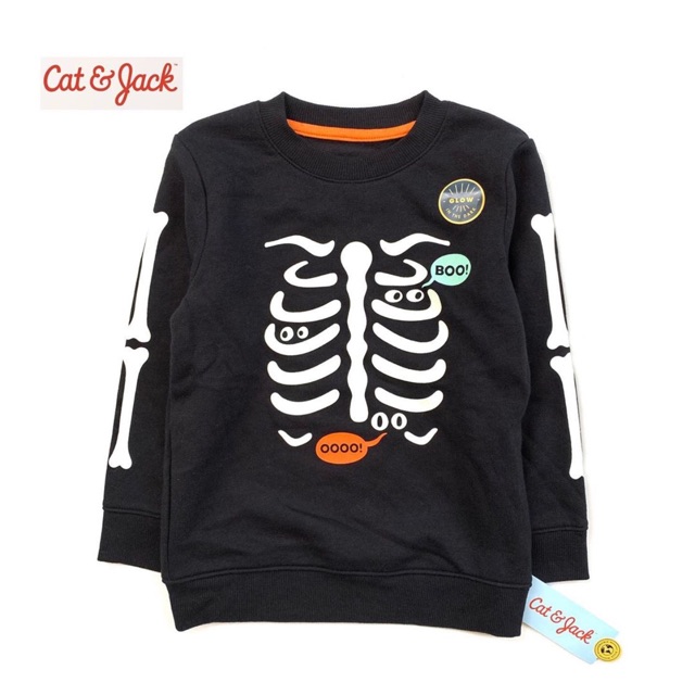Cat & Jack Sweatshirt Glow in The Dark
