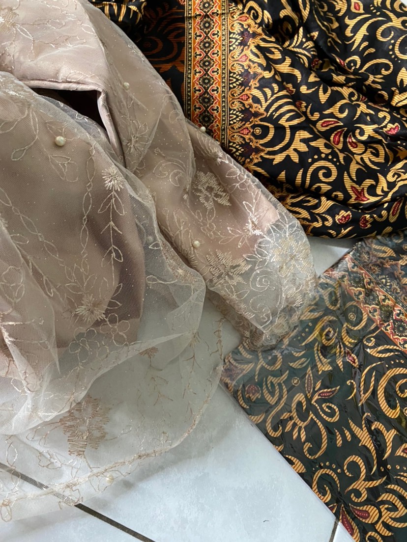 ( New Arival ) Maura Couple - Sania Ruffle Batik Couple Ori Ndoro Jowi Dnt Garansi Termurah New Tidi