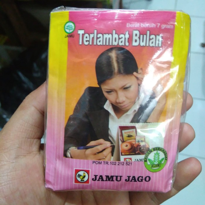 Jamu Terlambat Bulan Jamu Jago