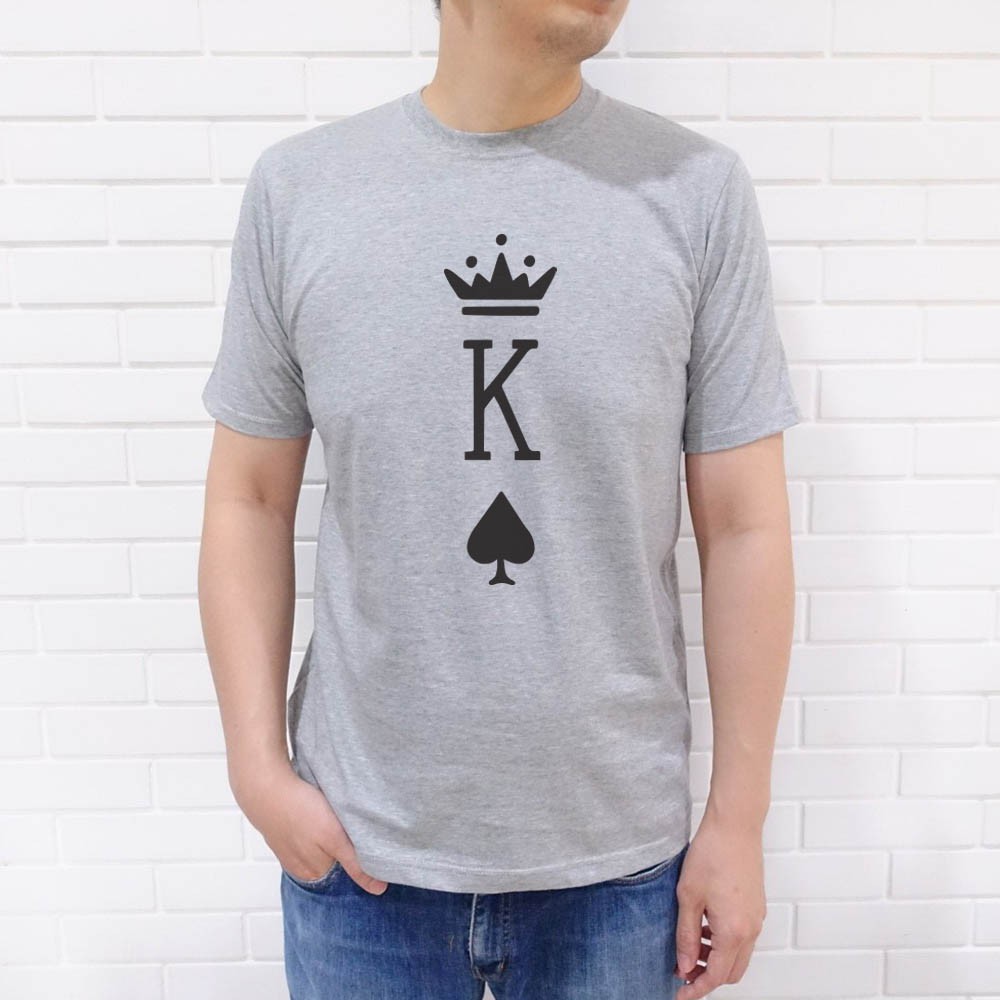 DEKAOS 106 KAOS UNISEX / BAJU KARTU KING / TSHIRT KARTU KING / KAOS KARTU KING / BAJU COWOK KARTU