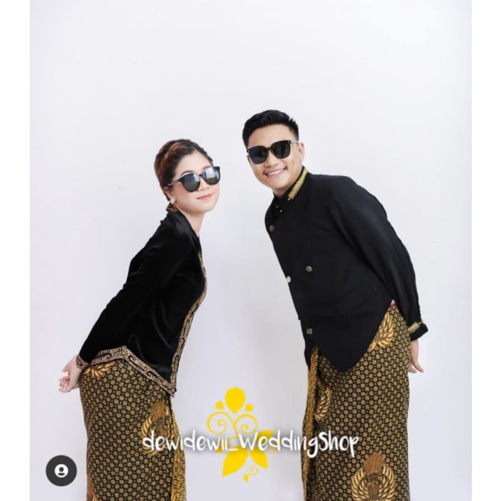 Full Set Baju Prewedding Adat Jawa - Motif truntum, Bordir