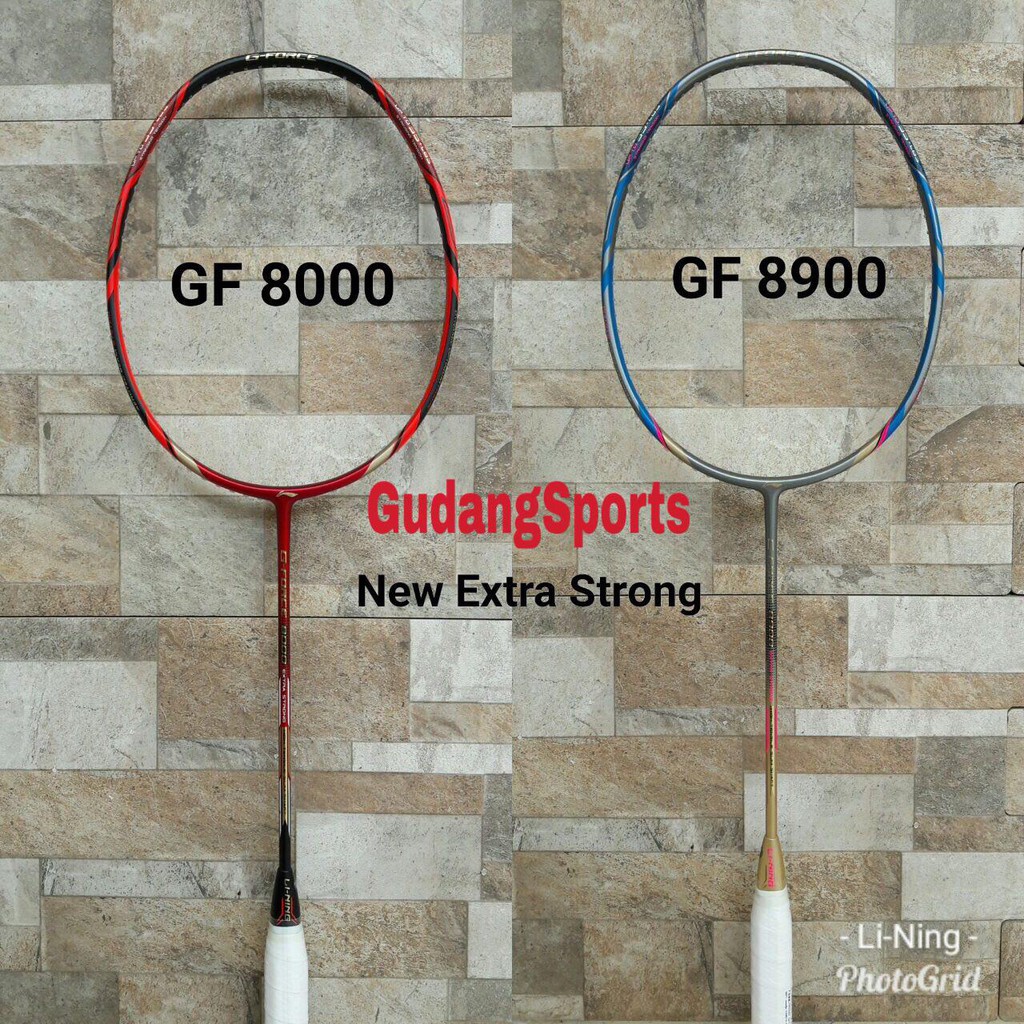 NEW COLOR  Raket Badminton Lining G-Force 8900 / G-Force 8000 Extra Strong Original