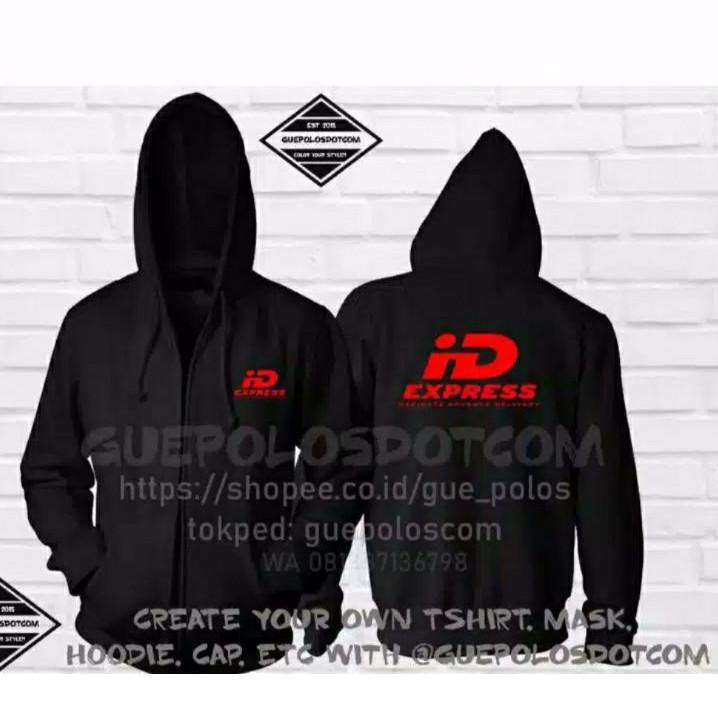 Model baru - JAKET ZIPPER ID EXPRESS NICKNAME GRATIS 