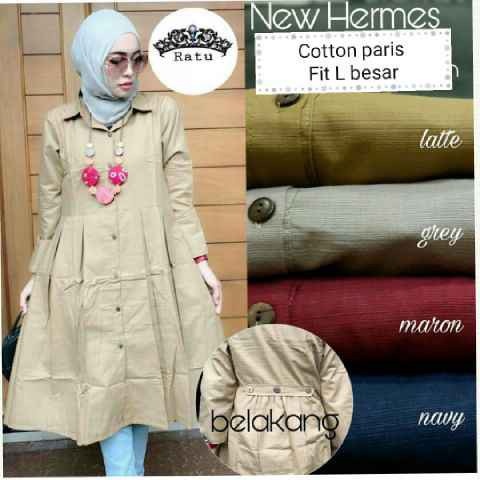 New Hermes Suplier baju murah blouse murah baju muslim BN Termurah