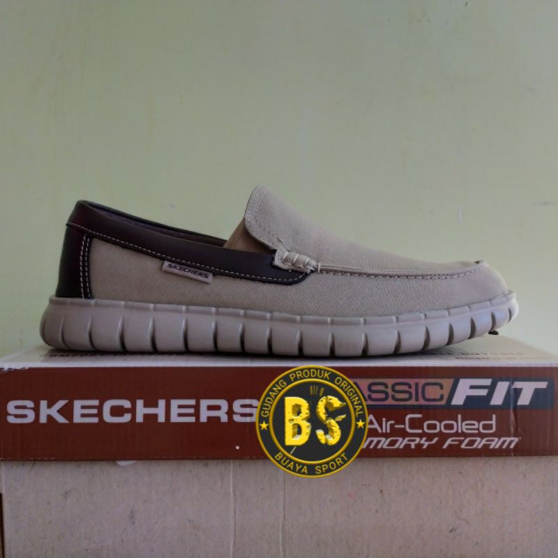 Sepatu Skechers MOREWAY-DANTE for men Kode : (204041/KHK)