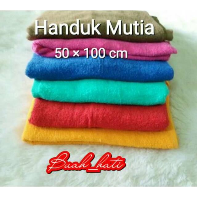 HANDUK MUTIA MURAH BERKUALITAS  (UKURAN ANAK)