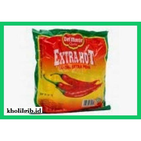 

Aneka-Sambal- Saus Sachet Delmonte - Saus Sambal Sachet Extra Hot - 24 Pcs -Pedeeeeeezzzzzzz.