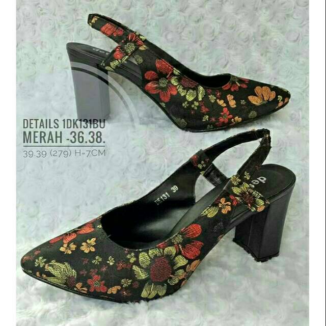 Sepatu Pesta Wanita High Heels Details Branded Ori Matahari