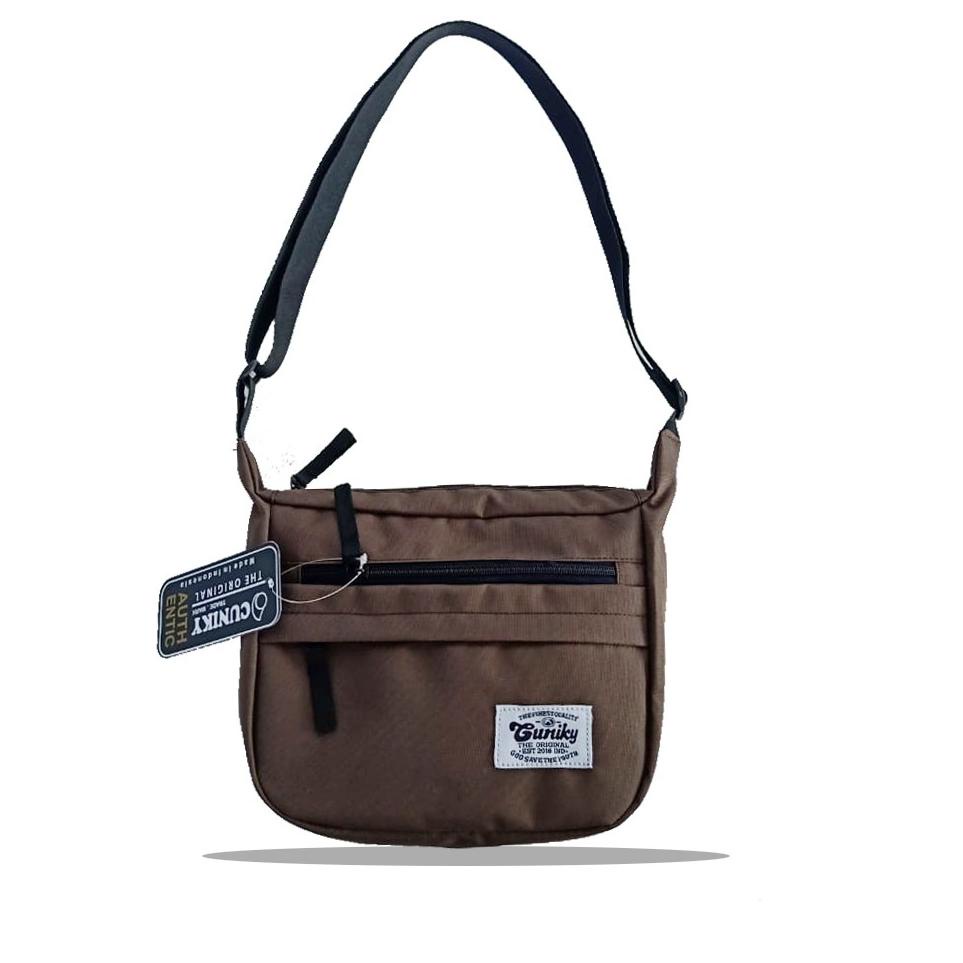 (MURAH) Cuniky Simple Tas selempang pria / tas bahu model terbaru