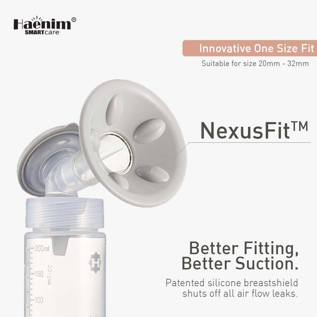 Haenim 7A Lite Breastpump Pompa ASI dengan Teknologi NexusFit